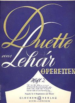 Duette aus Lehár-Operetten Heft 2 