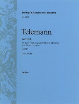 Konzert Es-Dur TWV 54:Es 1 