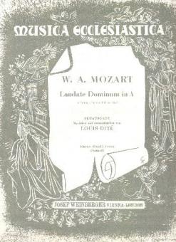 Laudate Dominum A-Dur 