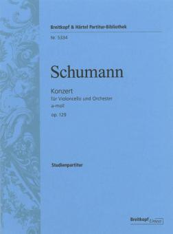 Violoncellokonzert a-moll op. 129 