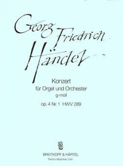 Orgelkonzert Nr. 1 g-moll op. 4/1 HWV 289 