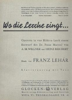 Wo die Lerche singt 