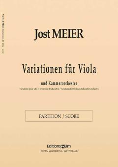 Variations pour alto et orchestre de chambre Standard