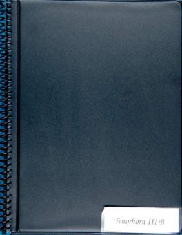 Marschmappe hoch 14x19 cm 10 Taschen 