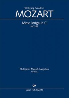 Missa longa en ut majeur Standard