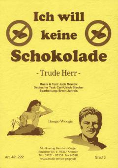 Ich will keine Schokolade 