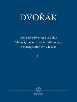 Quatuor à cordes No. 2 en si bémol majeur B 17 