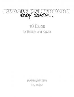 10 Duos für Bariton und Klavier 