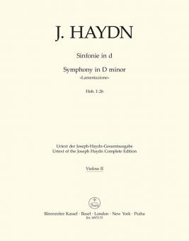 Symphonie en ré mineur Hob. I:26 