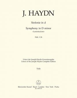 Symphonie en ré mineur Hob. I:26 