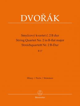 Quatuor à cordes No. 2 en si bémol majeur B 17 
