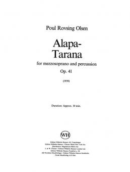 Alapa-Tarana Op.41 
