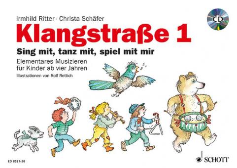 Klangstraße 1 - Kinderheft (mit CD) 