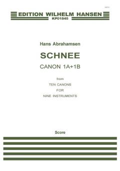 Schnee - Canons 1a+1b 