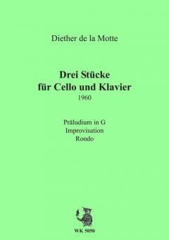 3 Stücke für Cello und Klavier (1960) 