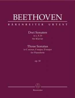 Trois Sonates en ut mineur, fa majeur, ré majeur op. 10 Standard