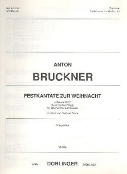 Fest-Cantate mit Blasorchester und Pauken oder Orgel 