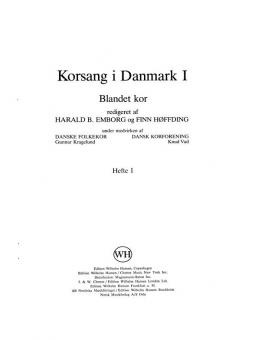 Korsang i Danmark 1, Hefte 1 