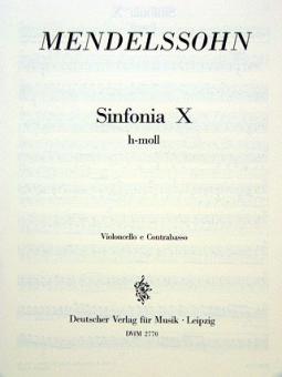 Sinfonia 10 h-moll 
