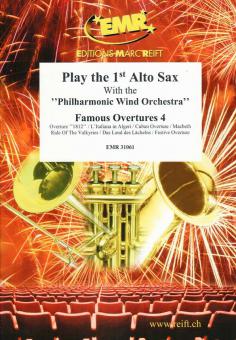 Play the 1st Alto Sax: Famous Overtures 4 Standard