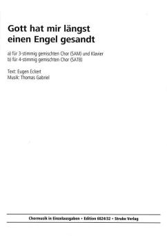 Gott hat mir längst einen Engel gesandt 