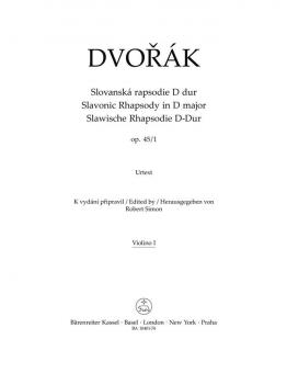 Rhapsodie slave en ré majeur op. 45/1 