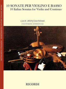 10 Sonate per violino e basso 