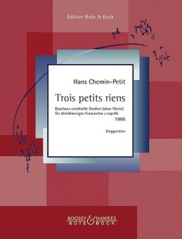 Trois petits riens 