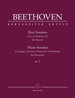 Trois sonates en sol majeur, ré mineur, mi bémol majeur op. 31 