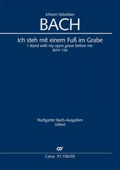 I stand with my open grave before me BWV 156 Standard