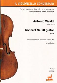 Konzert g-Moll Nr. 28 RV 531 