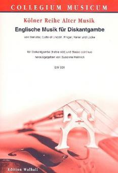 Englische Musik für Diskantgambe 