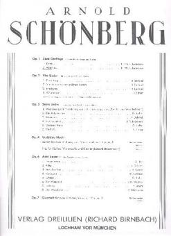 Abschied op. 1,2 