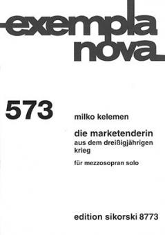 Die Marketenderin für Mezzosopran solo 