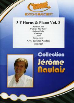 3 F Horns & Piano Vol. 3 Standard