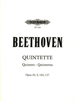 Complete String Quintets op. 4, 29, 104, 137 