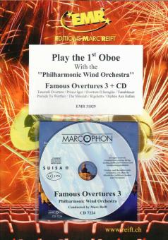 Play the 1st Oboe: Famous Overtures 3 Standard