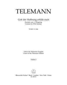 Gott der Hoffnung erfülle euch TVWV 1:634 