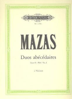 10 Duos abecedaires Op. 85 Vol. 1 
