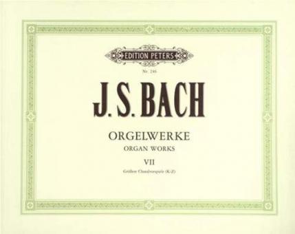 Complete Organ Works in 9 Volumes Vol. 7 