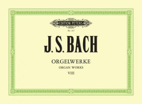 Complete Organ Works in 9 Volumes Vol. 8 