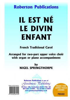 Il Est Ne Le Divin Enfant 