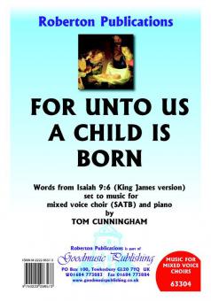 For Unto Us A Child Is Born 