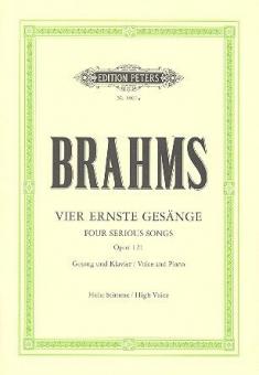 Quatre chants graves op. 121 