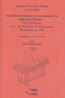 Sechs Klaviersonaten von versch. Art 
