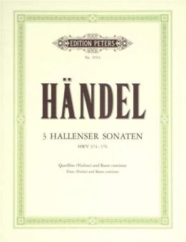 Three Halle Sonatas 