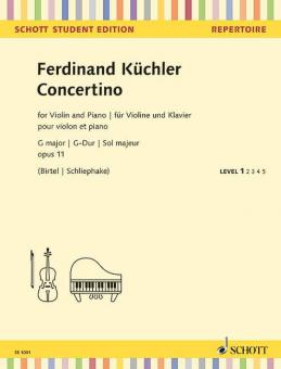 Concertino Sol majeur Standard