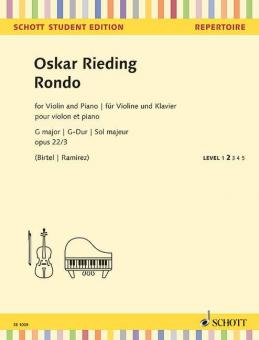 Rondo Sol majeur op. 22/3 Standard