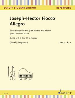 Allegro Sol majeur Standard