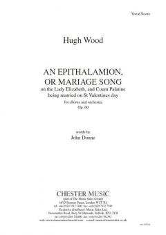 An Epithalamion, Or Mariage Song 